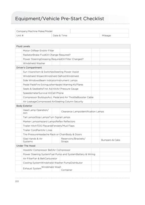 rcbkk-114|Before start checklist.